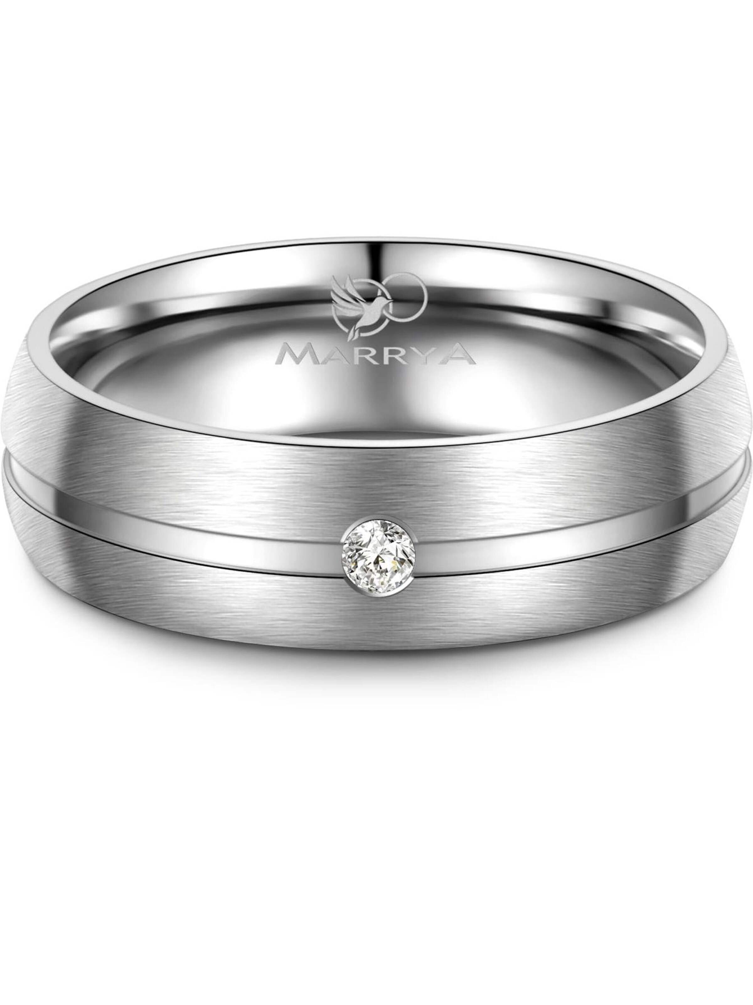 MARRYA Ring 'MARRYA TI-02 Ehering aus Titan' in Silver