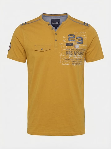 KOROSHI - Camiseta en amarillo: frente