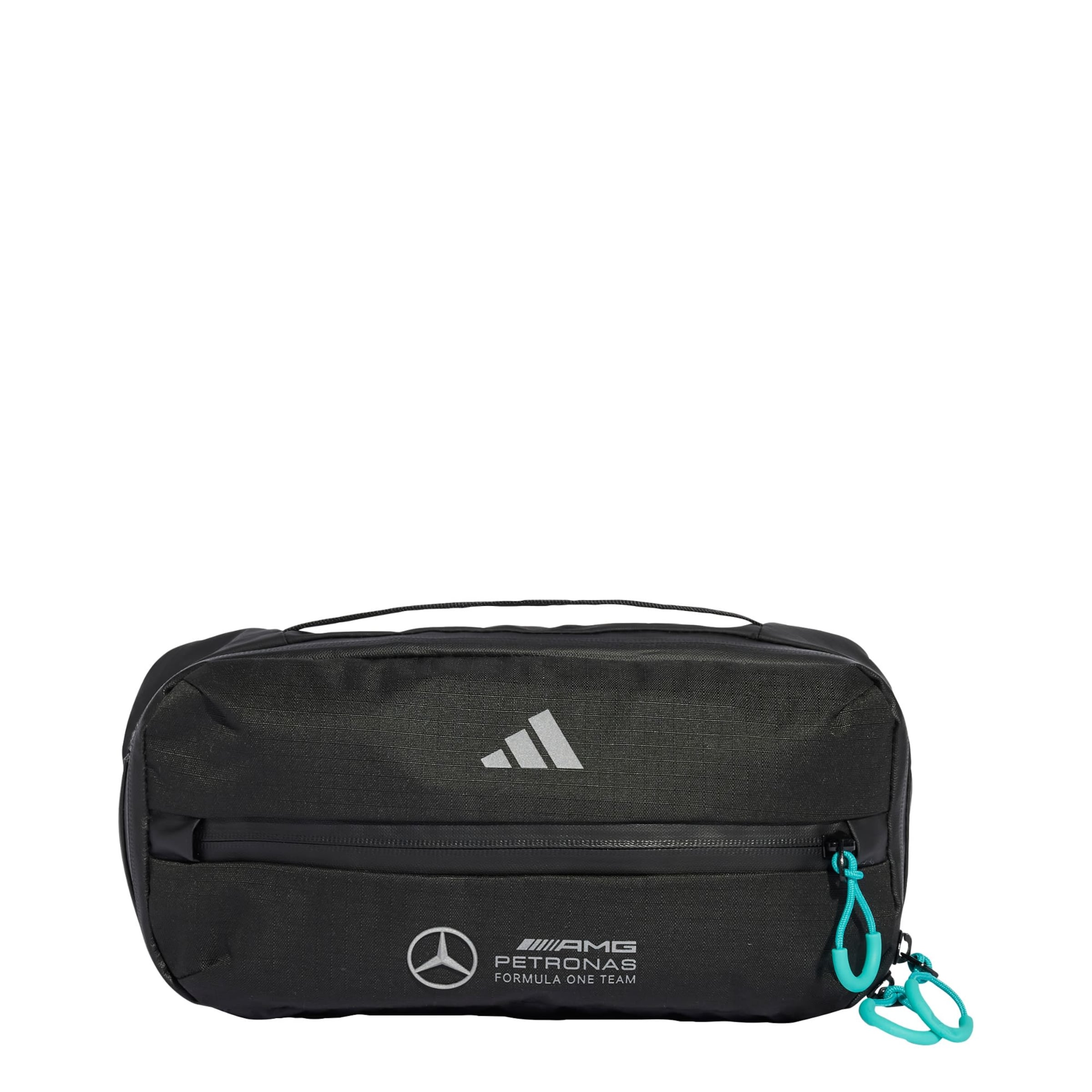 ADIDAS PERFORMANCE - Bolsa de deporte 'Mercedes - AMG Petronas Formula One Team' en negro: frente