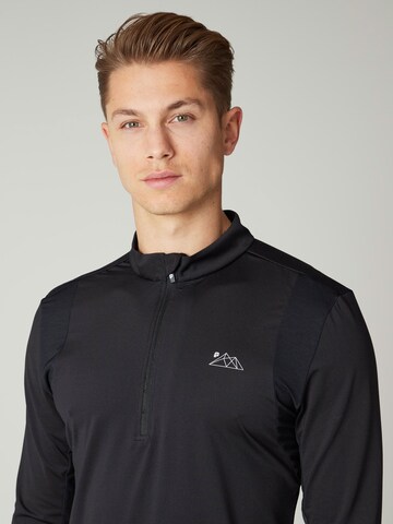 PROTEST Athletic Sweatshirt 'PRTSTRAYED' in Black