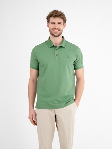 LERROS Piqué-Poloshirt für Herren in Grün: Vorderseite