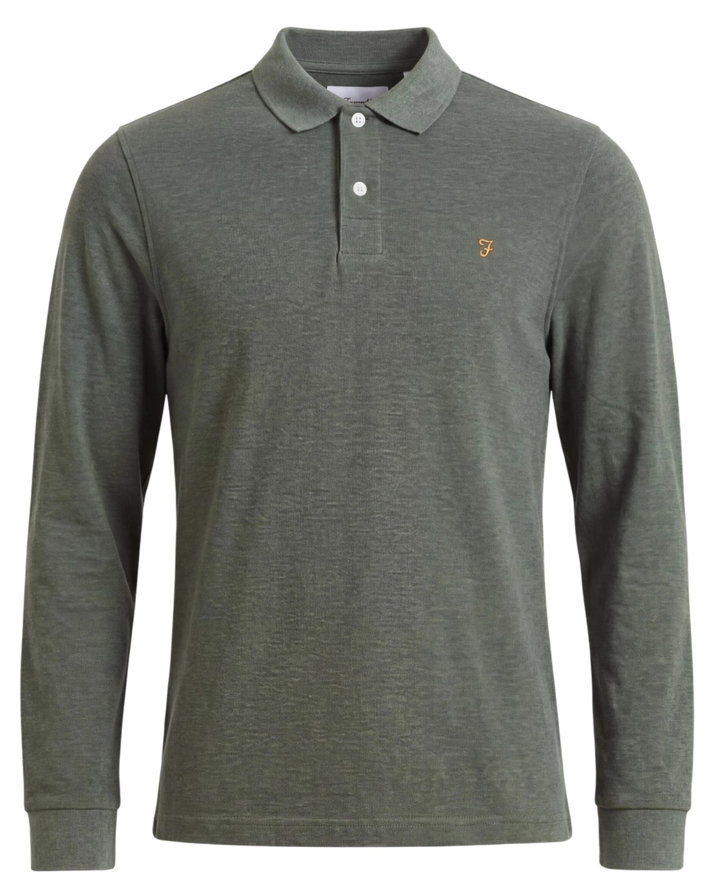 FARAH Poloshirt 'CUNNINGHAM' in Grün: Vorderseite