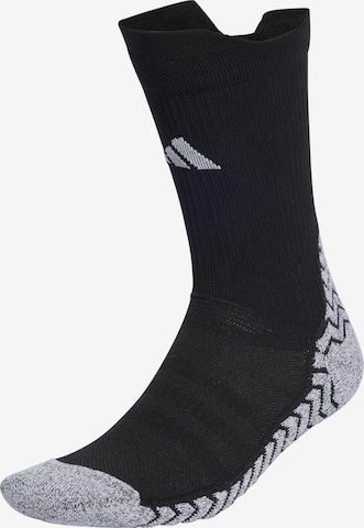 ADIDAS PERFORMANCE Athletic Socks in Black: front