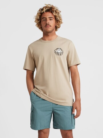 T-Shirt 'Strong' O'NEILL en beige : devant