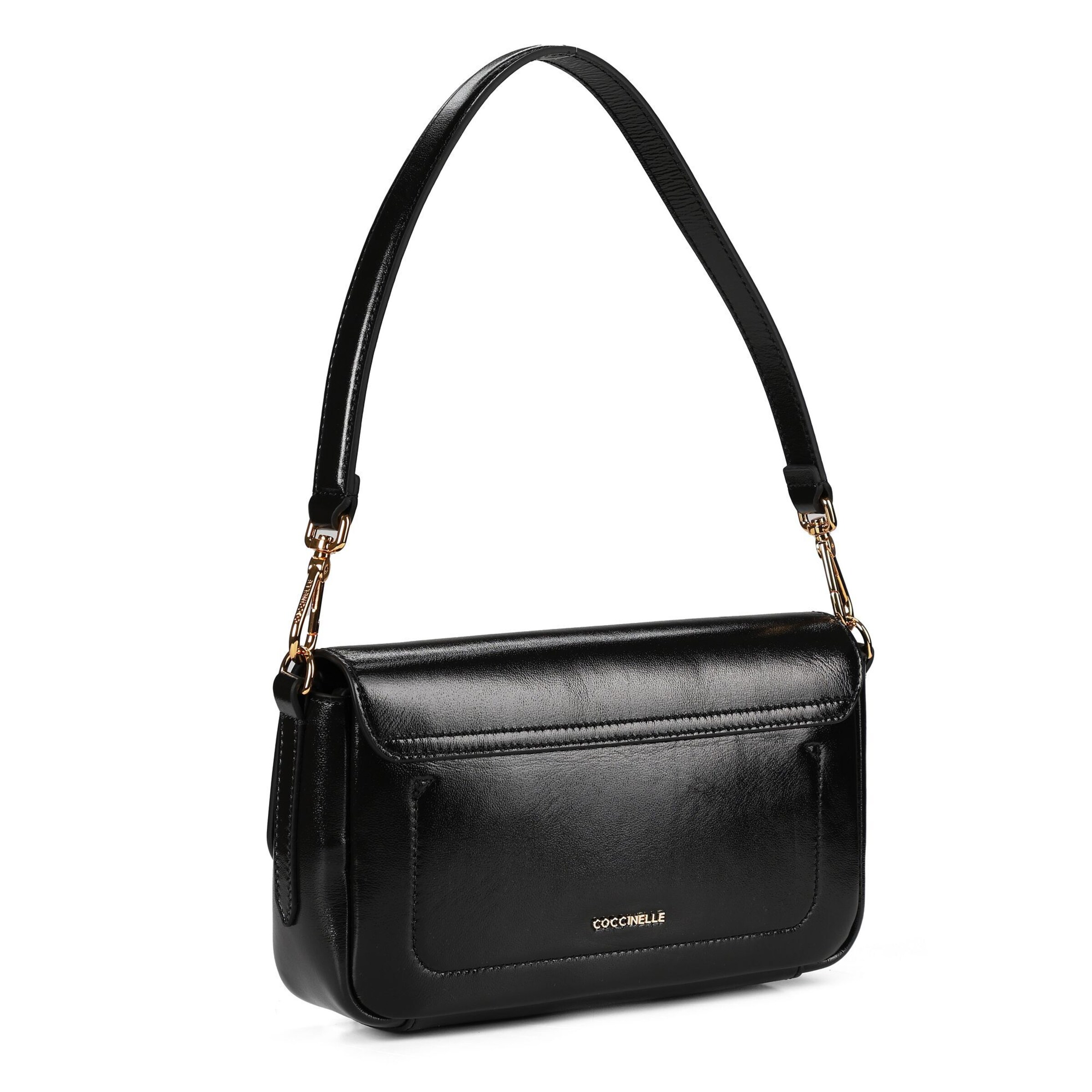 Coccinelle Schultertasche 'C-Me' in Schwarz