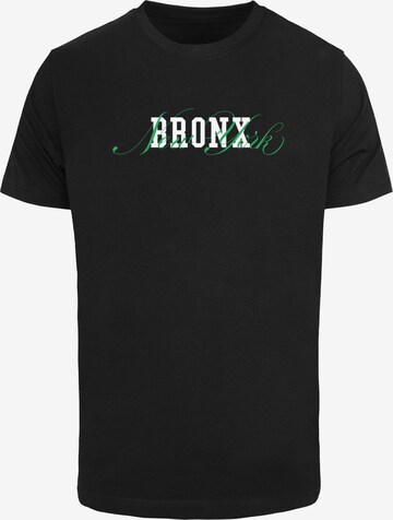 Mister Tee Shirt 'NY Bronx' in Zwart: voorkant