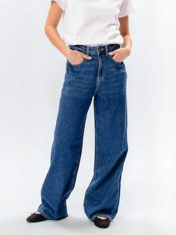 Regular Jean ' Wide ' TEESHOPPEN en bleu