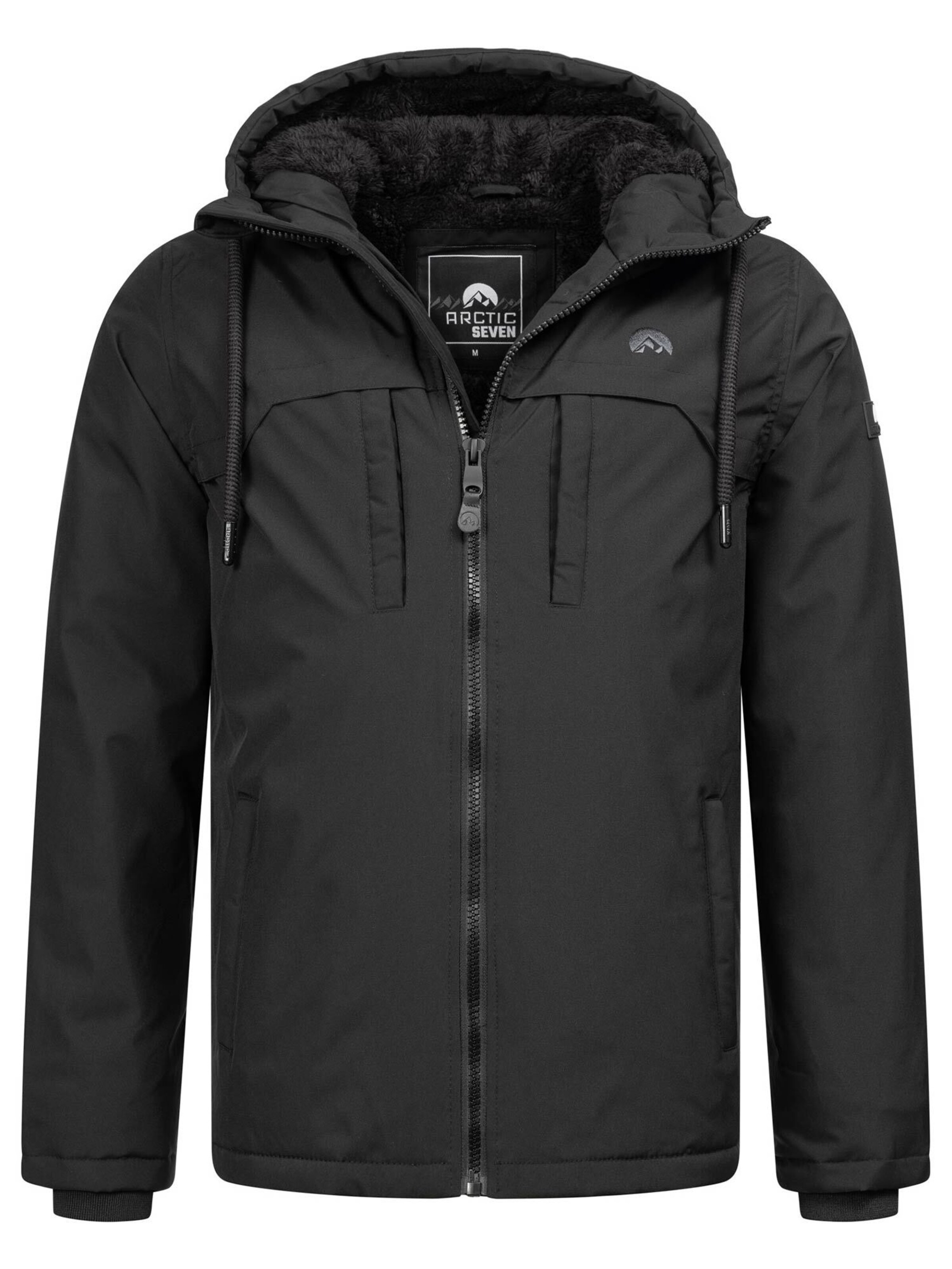 Arctic Seven Winterjas in Zwart