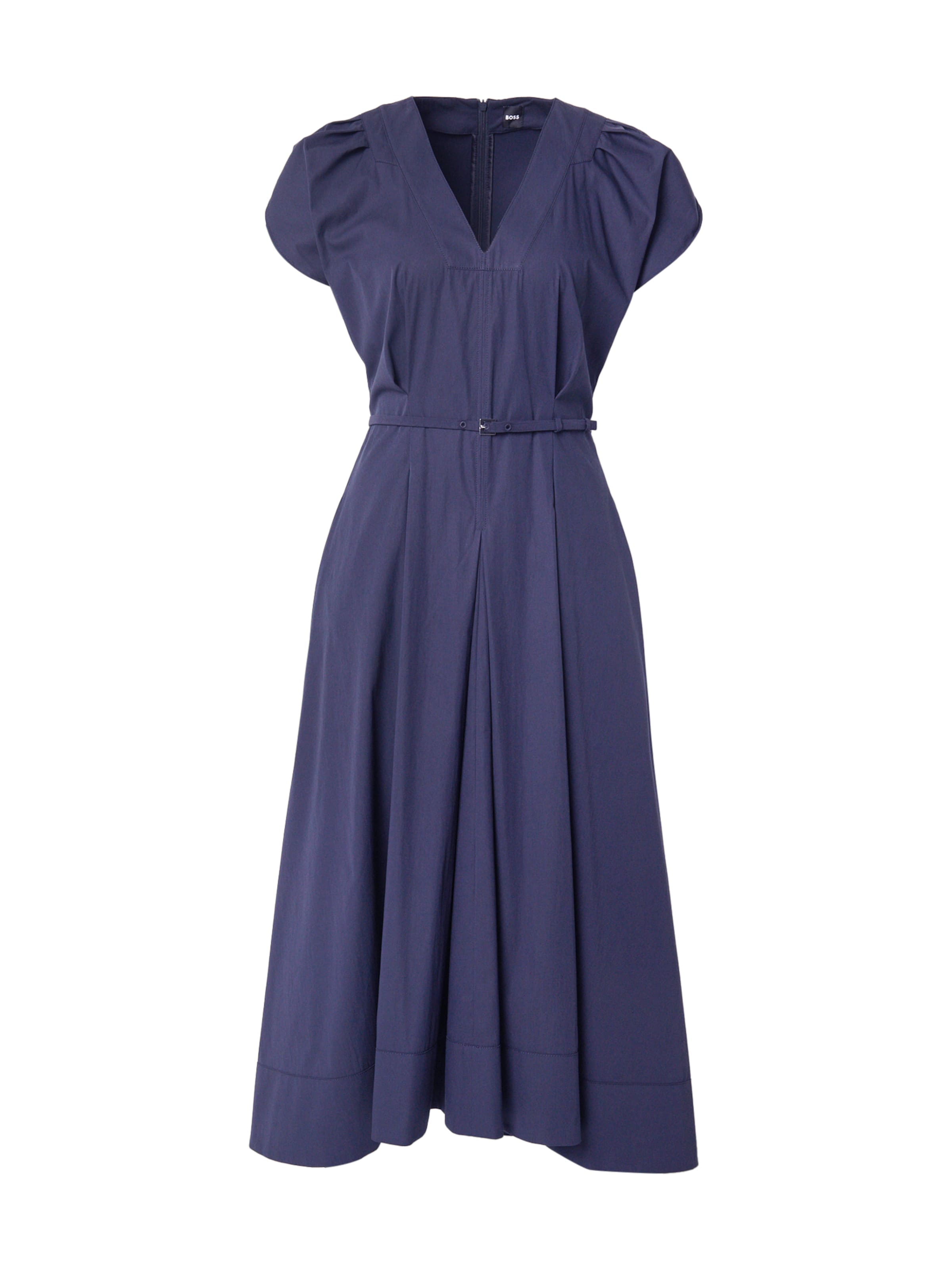 Rochie 'DEMNILIA' de la BOSS pe albastru: față