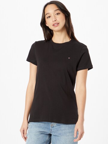 T-shirt TOMMY HILFIGER en noir : devant