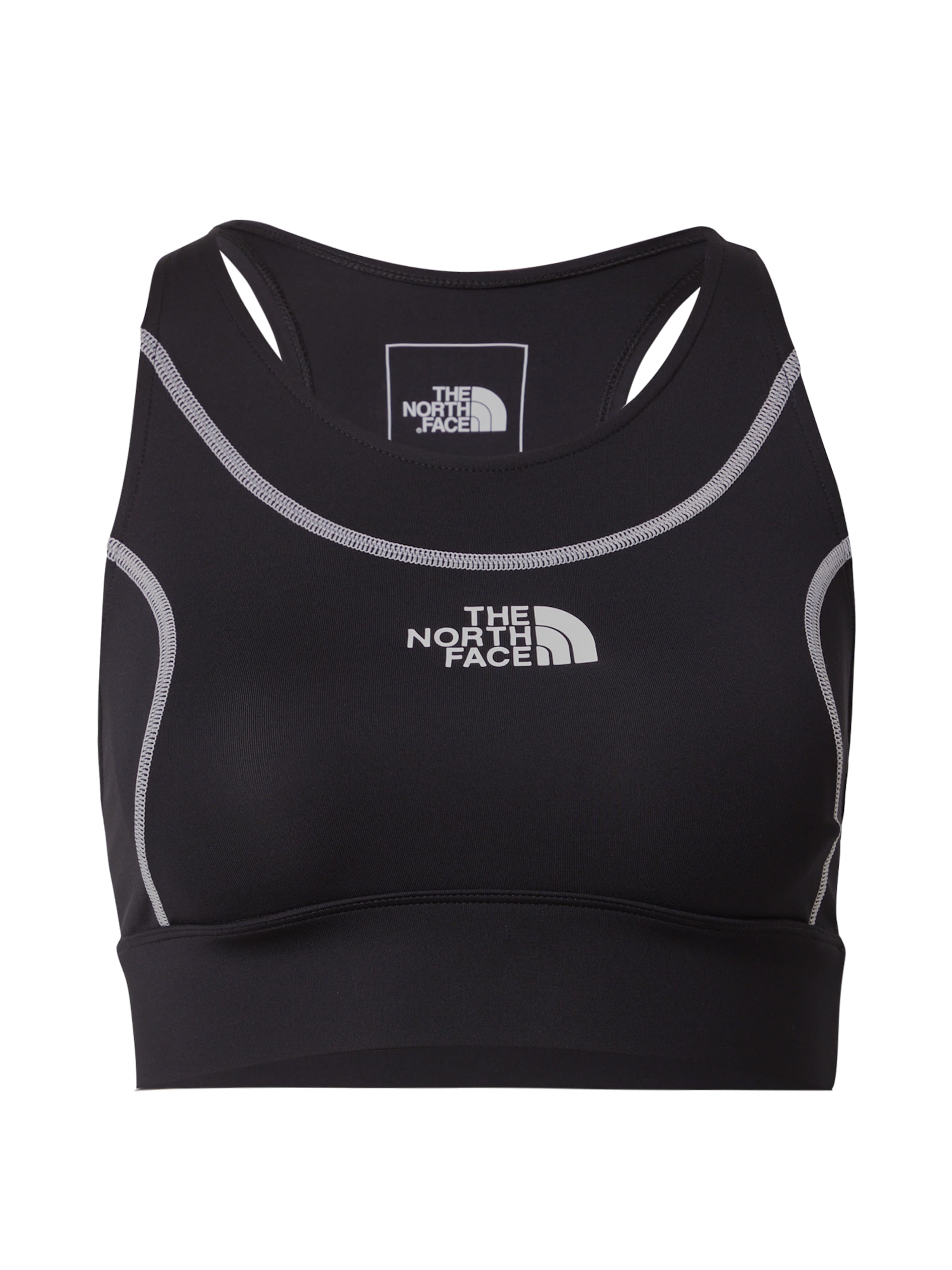 Bustino Reggiseno sportivo 'Hakuun' di THE NORTH FACE in nero: frontale