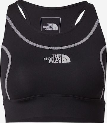 THE NORTH FACE - Bustier Sujetador deportivo 'HAKUUN' en negro: frente