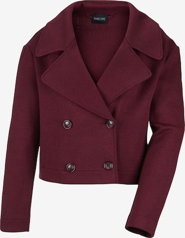 Veste mi-saison MADELEINE en rouge : devant