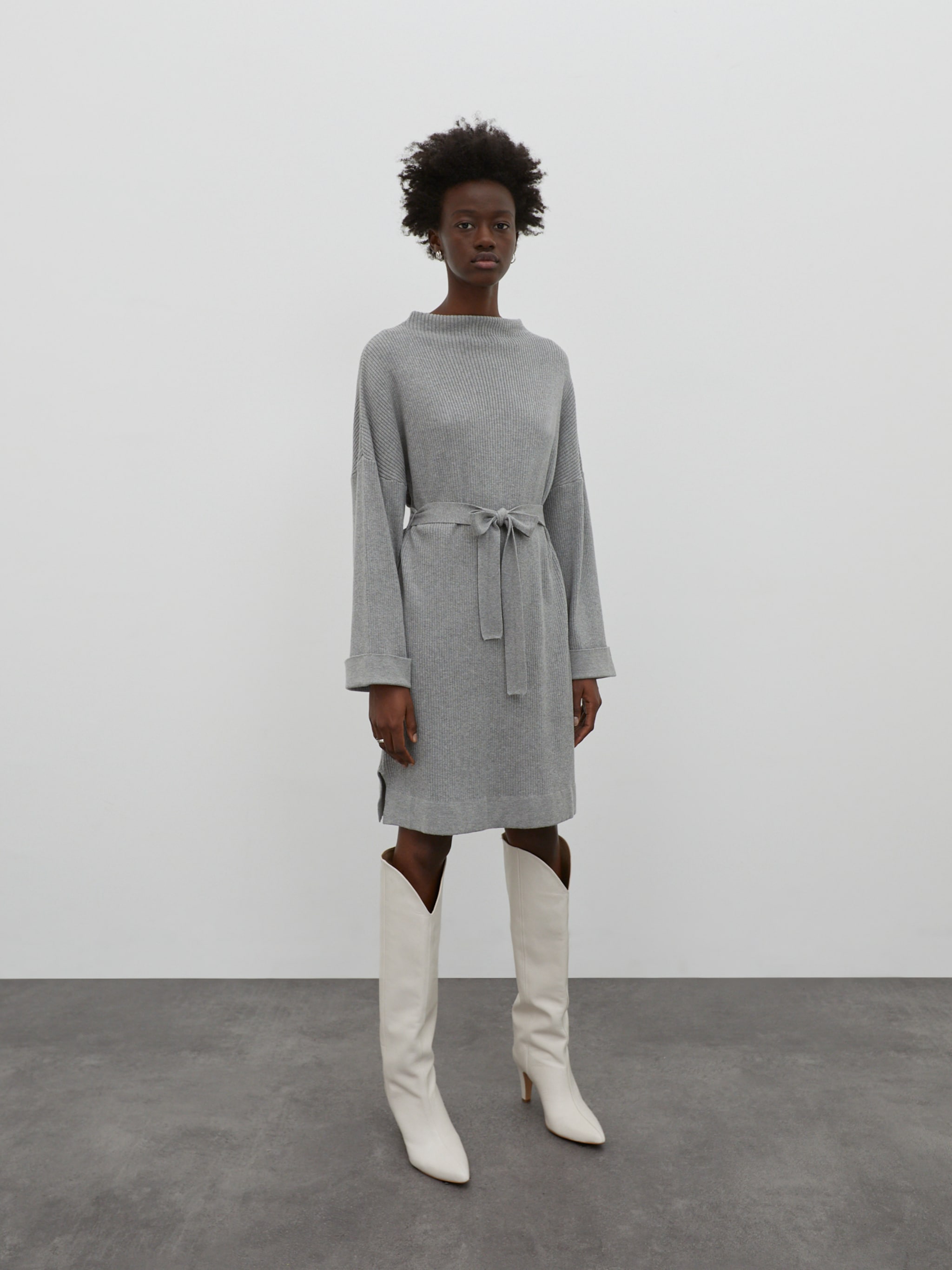 EDITED Produits Robe 'Nata' gris chiné