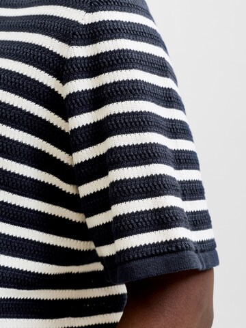 JACK & JONES Tričko 'JORSANREMO' - Modrá