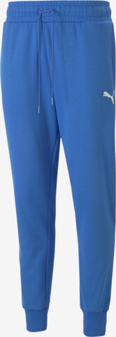 Effilé Pantalon de sport 'Melo' PUMA en bleu : devant