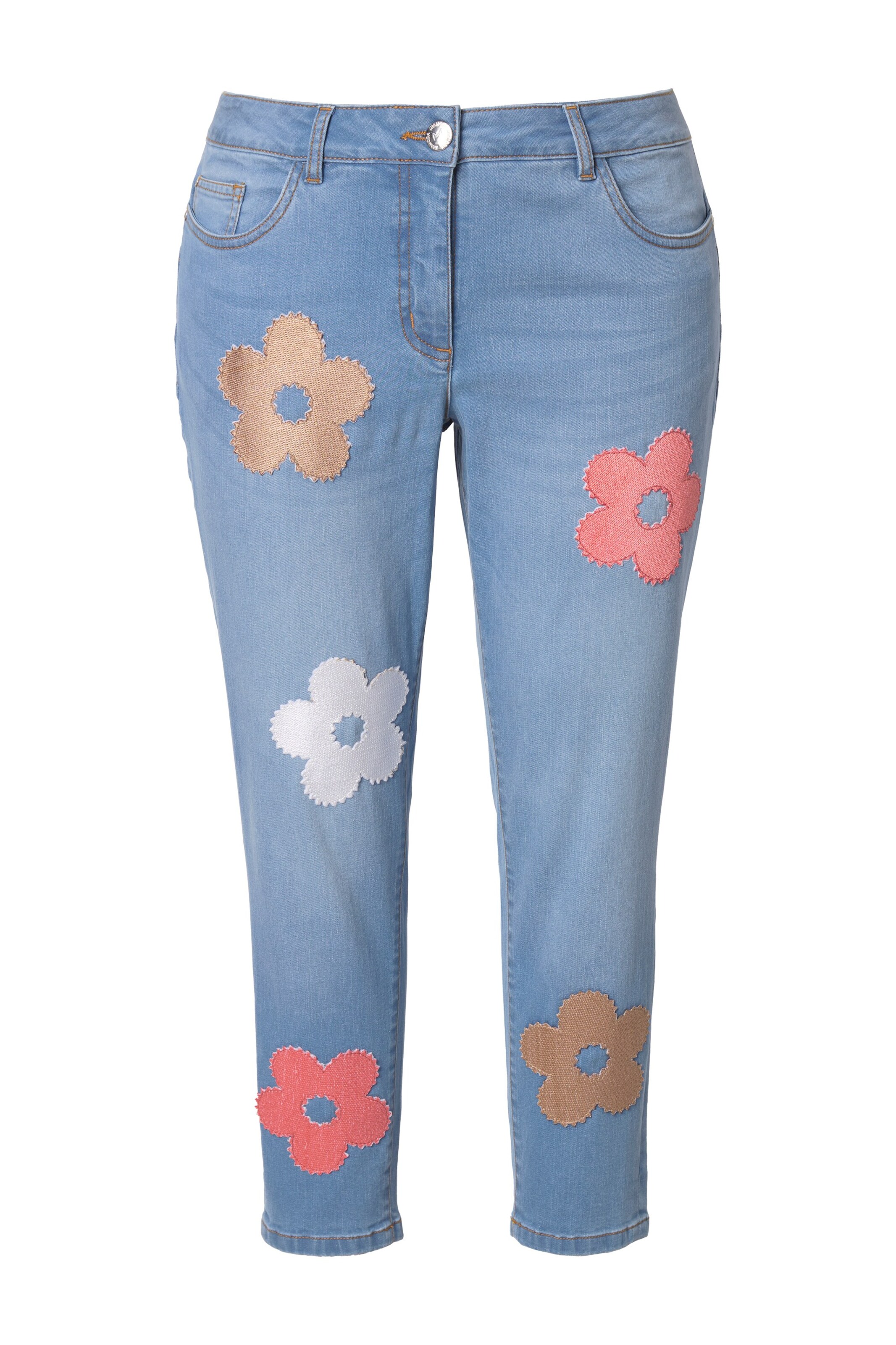 MIAMODA Skinny Jeans in Blau: Vorderseite