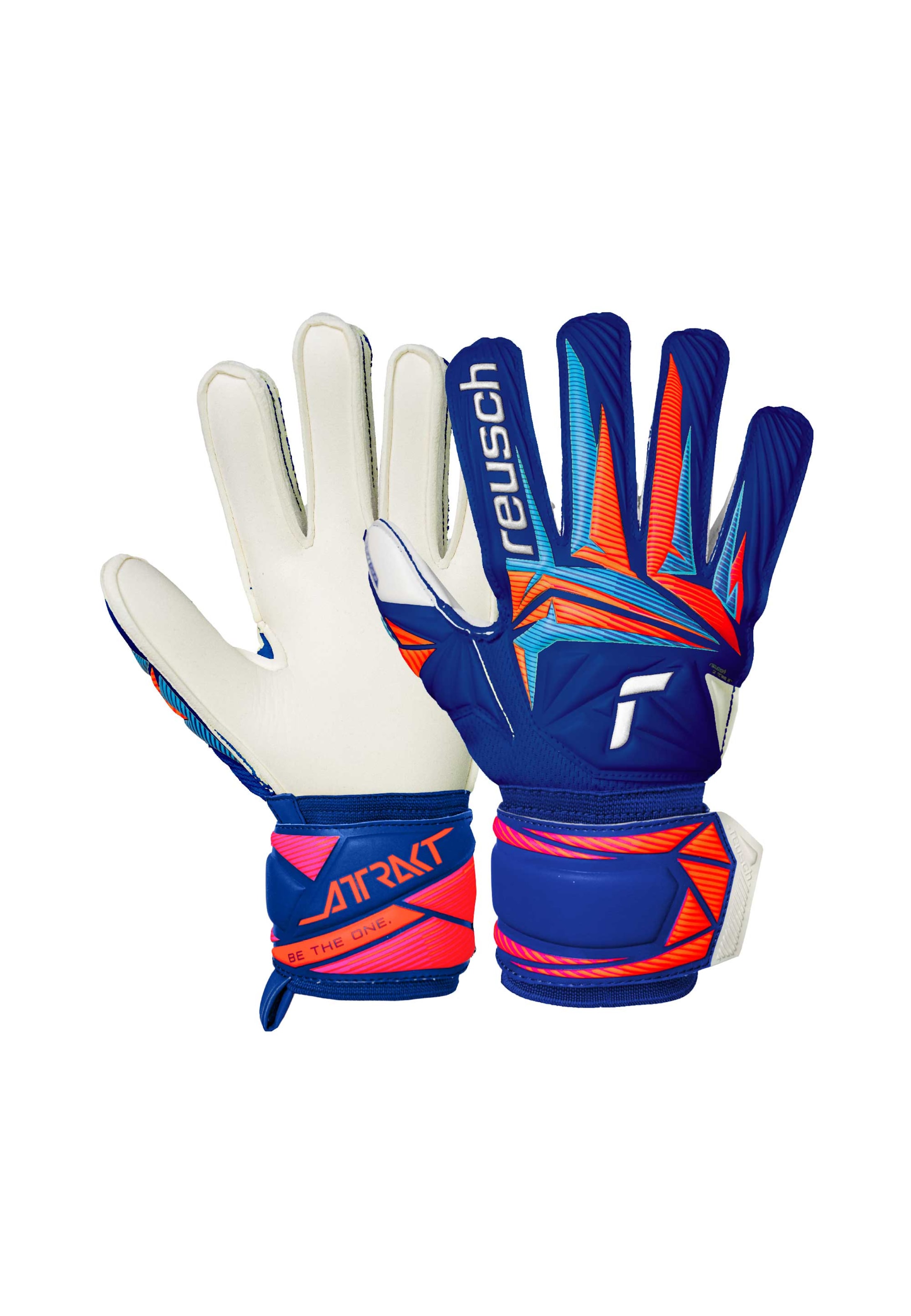REUSCH Torwarthandschuhe 'Attrakt Advance Junior' in Blau: Vorderseite