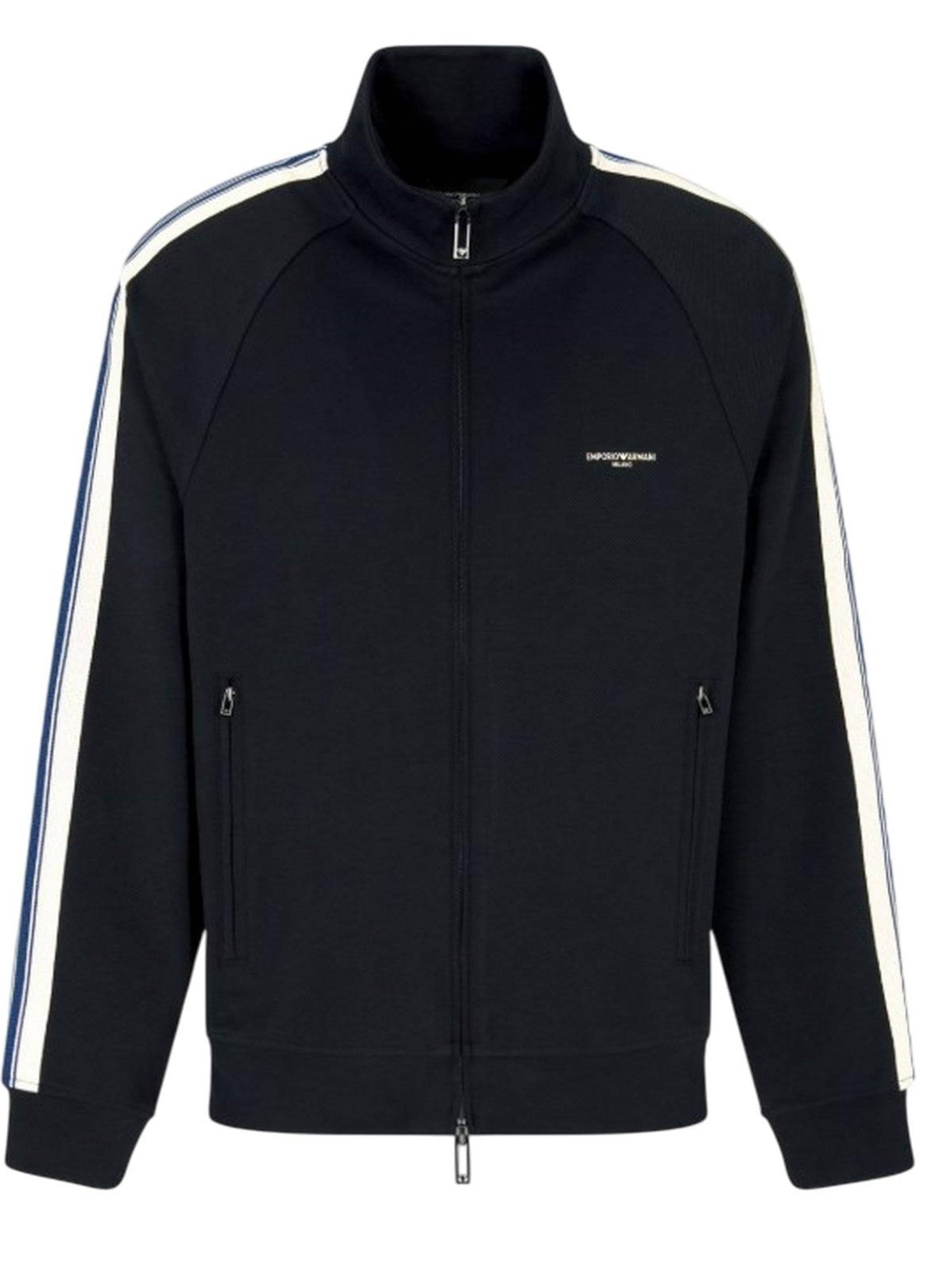 Giacca di felpa di Emporio Armani in blu: frontale