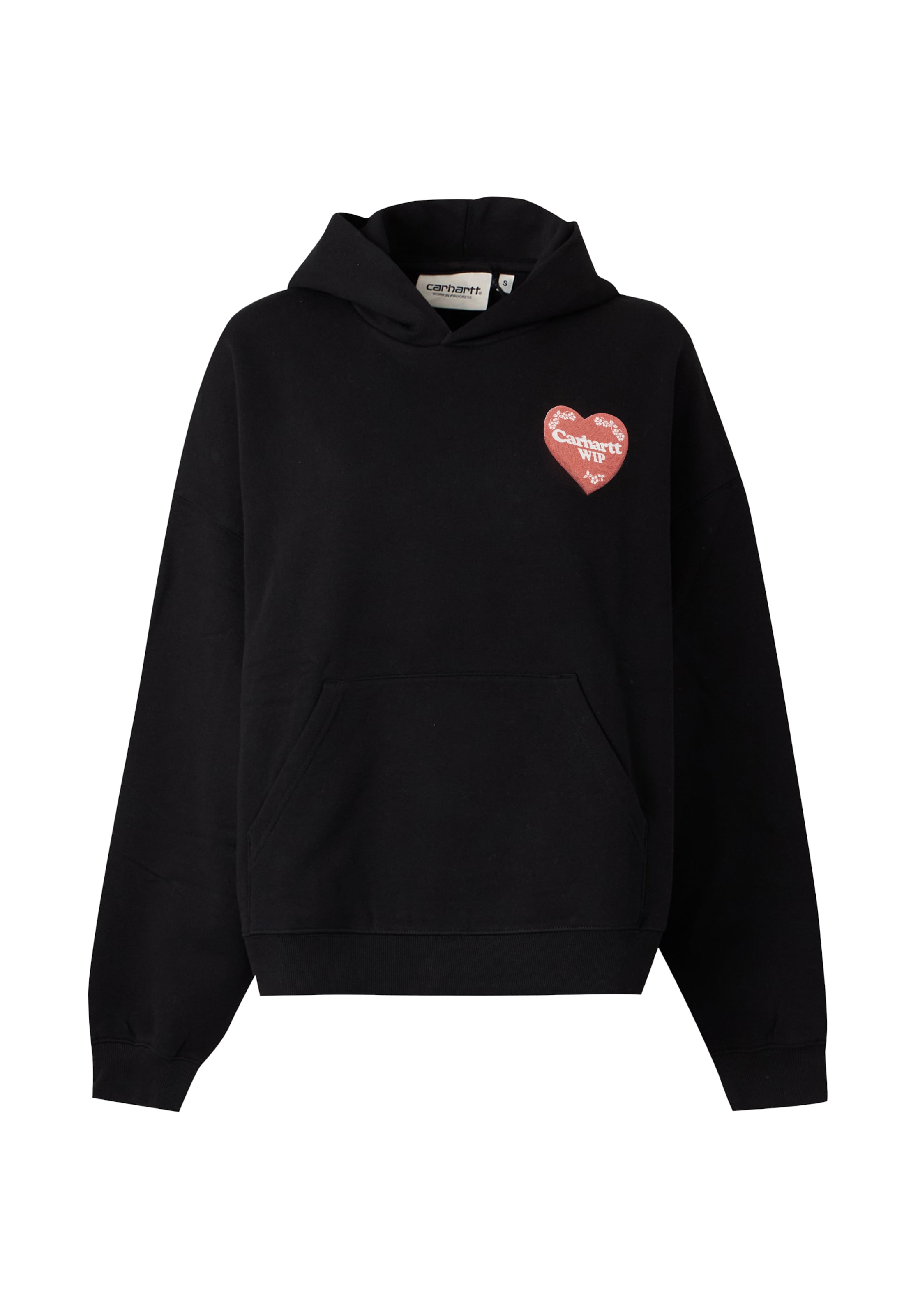 Carhartt WIP - Sudadera 'Hartt Case' en negro: frente