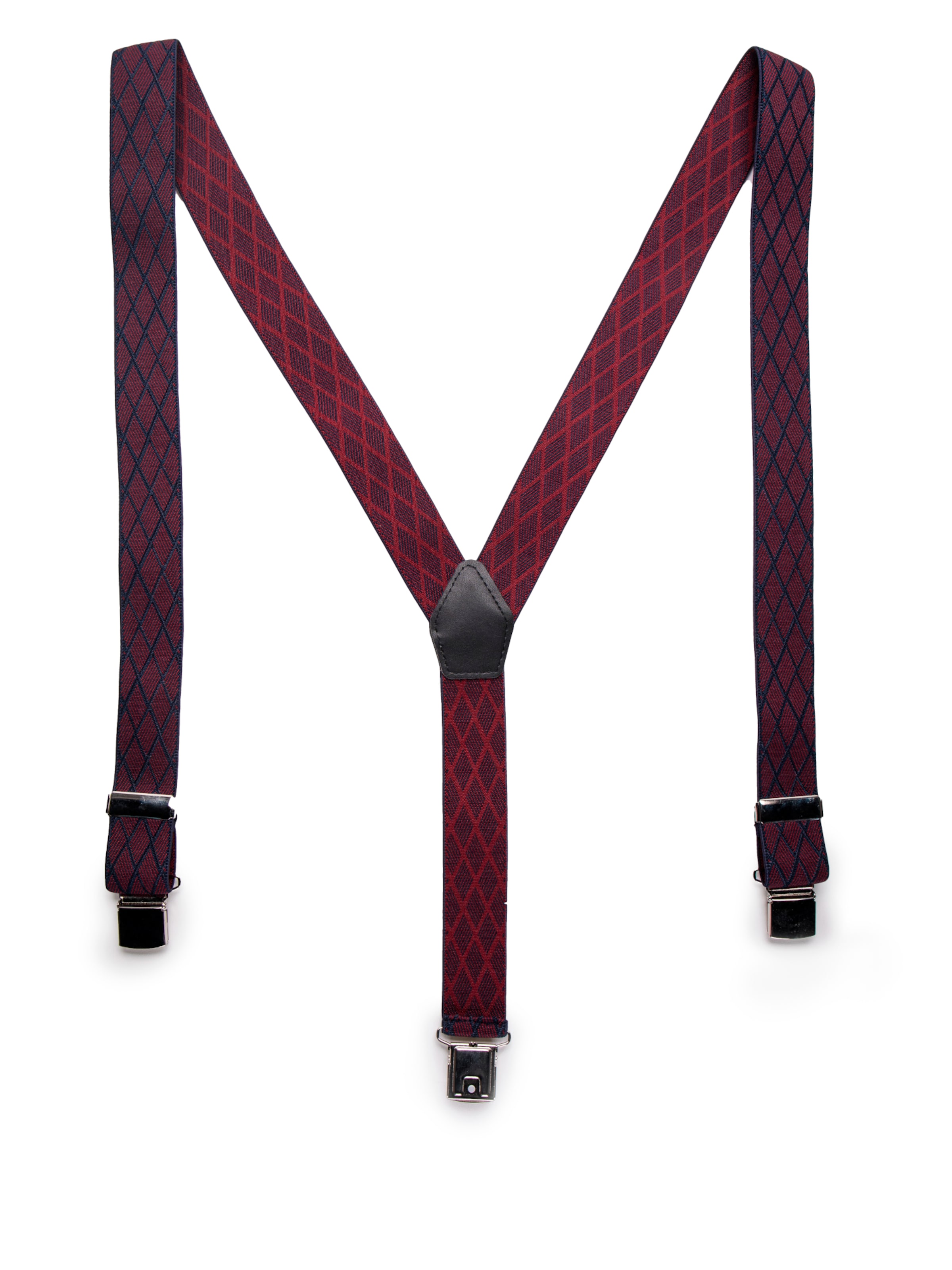 Bretelles de pantalon 'Theo' nae Vegan Shoes en rouge : devant