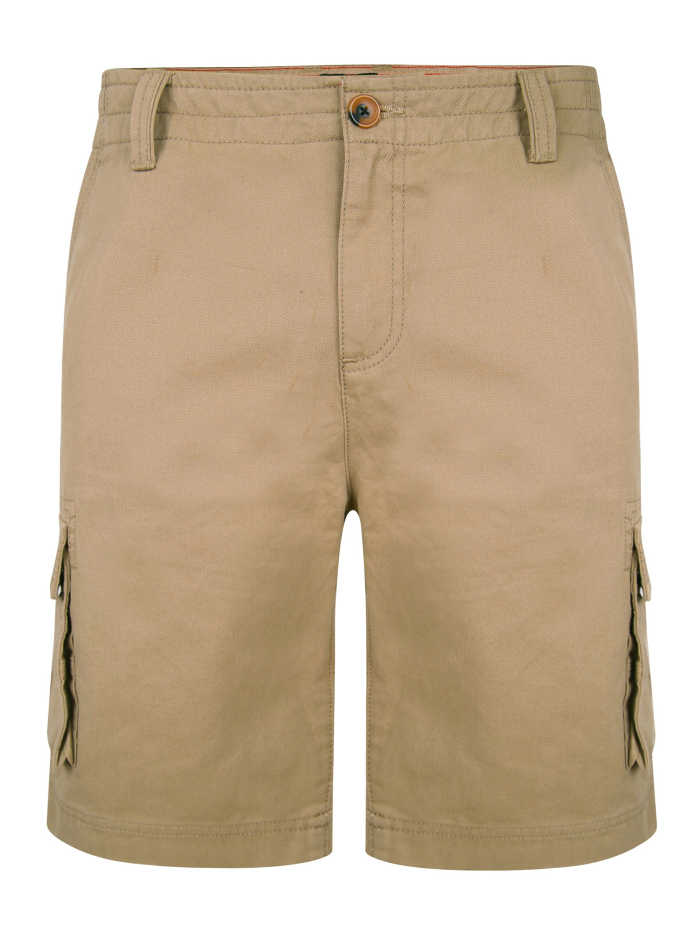 Threadbare Regular Cargobroek 'Bute' in Beige: voorkant