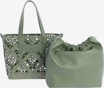 Don Algodon - Bolso de mano 'Irisa' en verde: frente