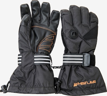 Whistler Athletic Gloves 'Houston' in Black: front
