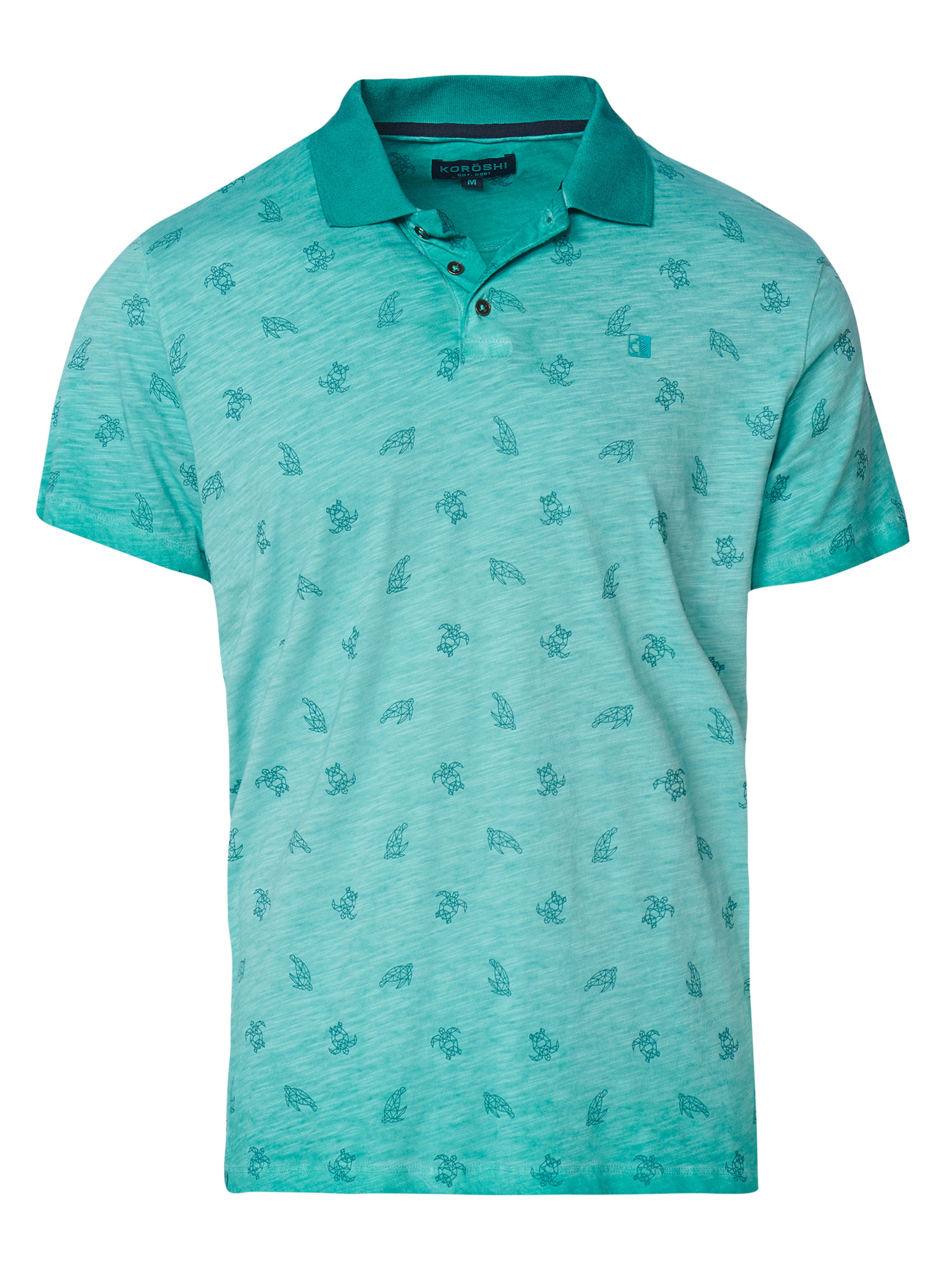 KOROSHI Tričko – zelená: přední strana