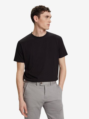 ESPRIT - Camiseta en negro: frente