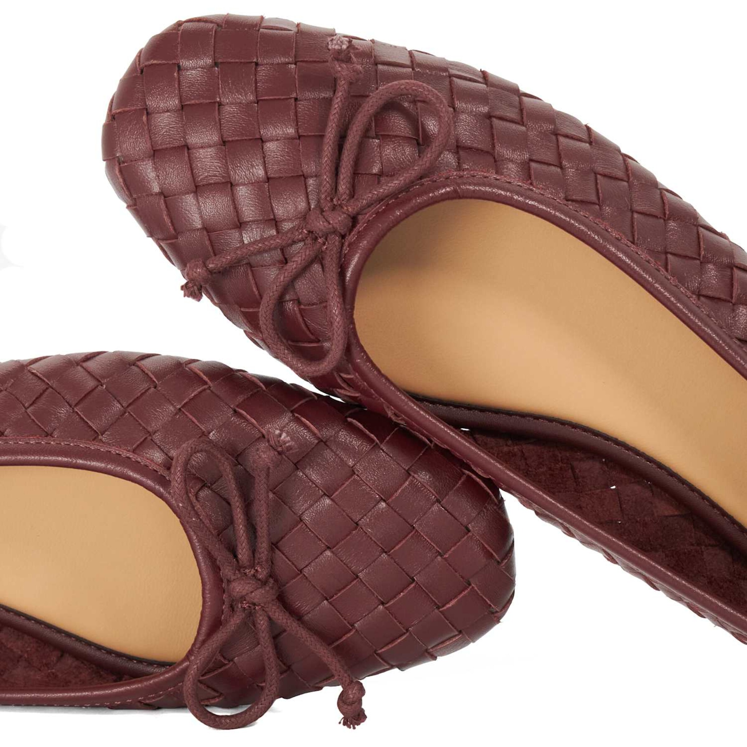 Dune LONDON Ballerina 'Heat' in Rood