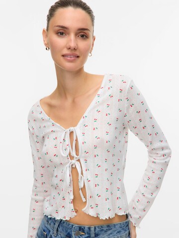 VERO MODA Knit cardigan in White