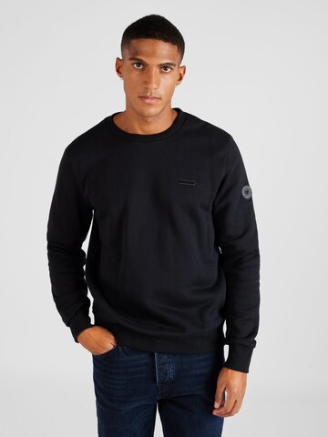 Ragwear Sweatshirt 'Indie' in Schwarz: predná strana