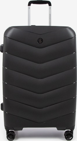 Emily & Noah Trolley 'E&N Travelbestie Werner' M in Schwarz: Vorderseite