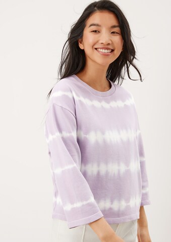 s.Oliver - Sweatshirt em roxo: frente