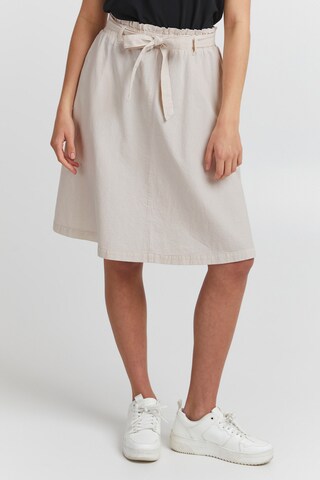 Oxmo Rok 'Lerke' in Beige: voorkant