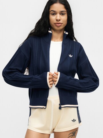 Geacă tricotată 'Firebird' de la ADIDAS ORIGINALS pe albastru