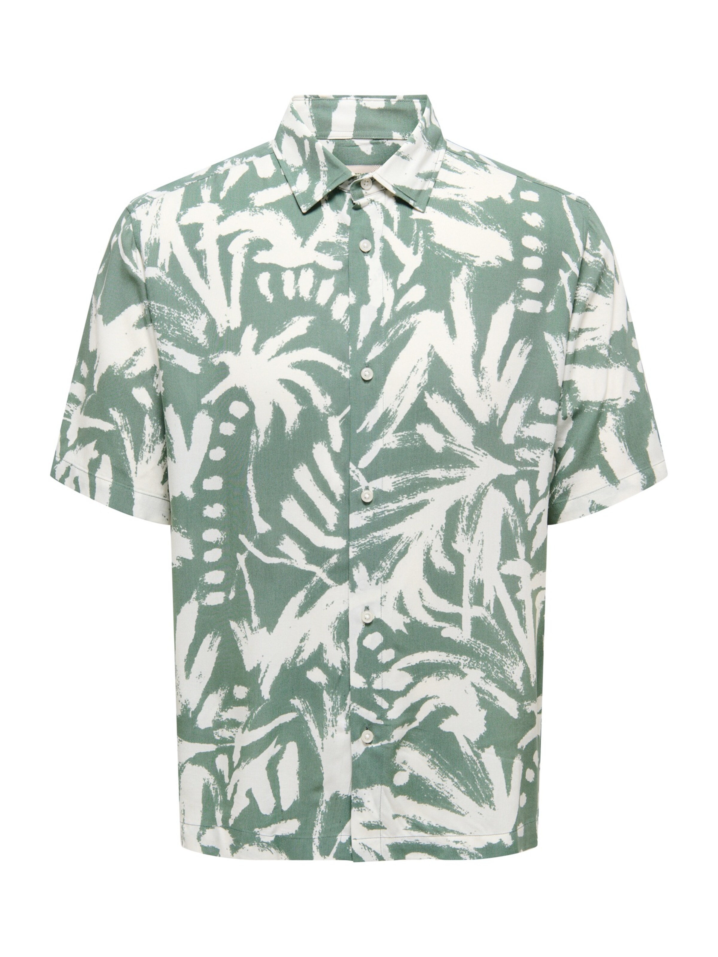 Only & Sons Srajca 'ONSELI' | zelena barva: sprednja stran