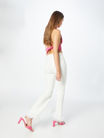 Edikted Flared Jeans in White