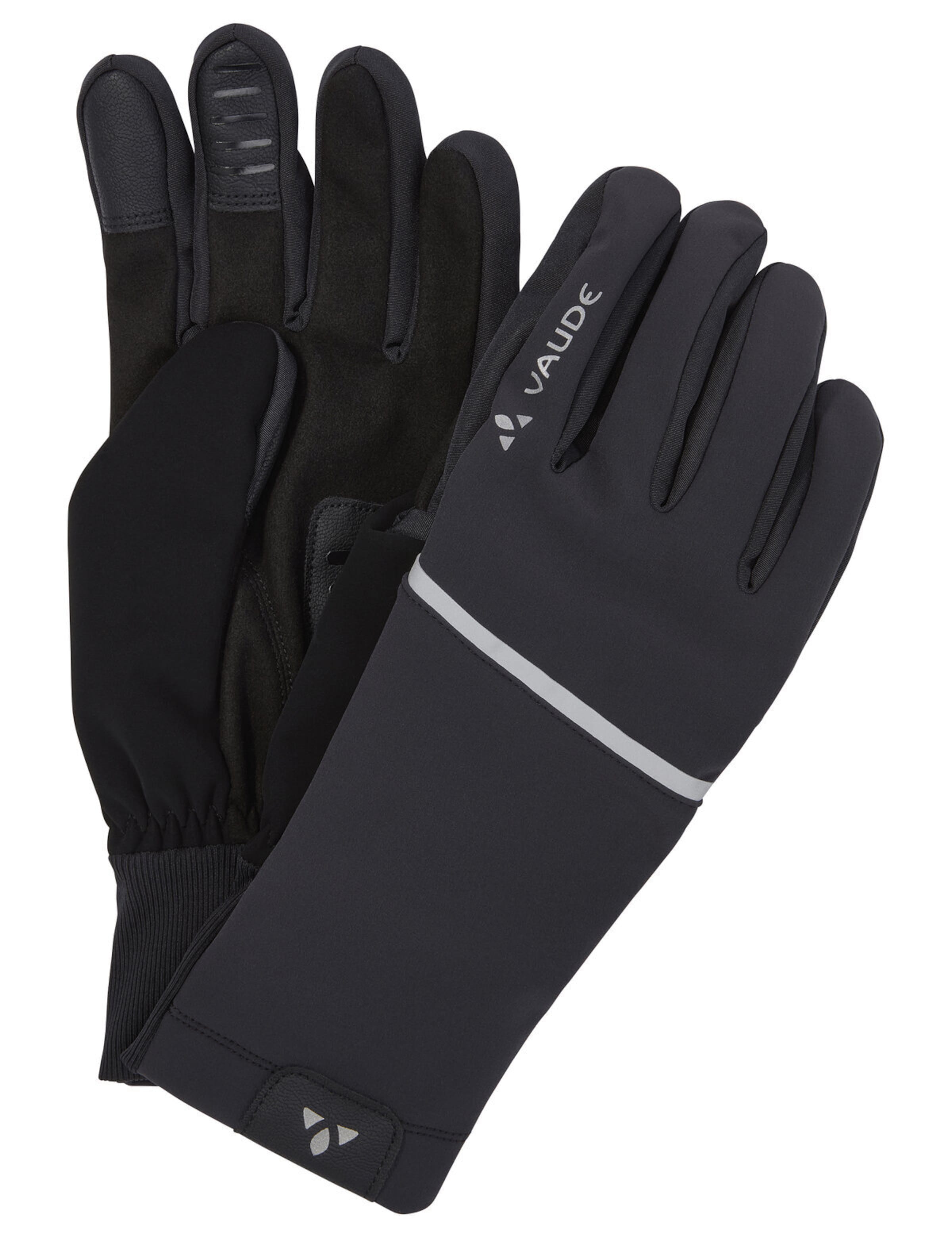 VAUDE Sports gloves 'Hanko II' in Black: front
