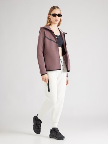 Nike Sportswear Суичъри с качулка 'TCH FLC 2' в кафяво