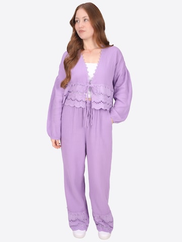 Wide Leg Pantalon 'Ines' Seasons of April en violet
