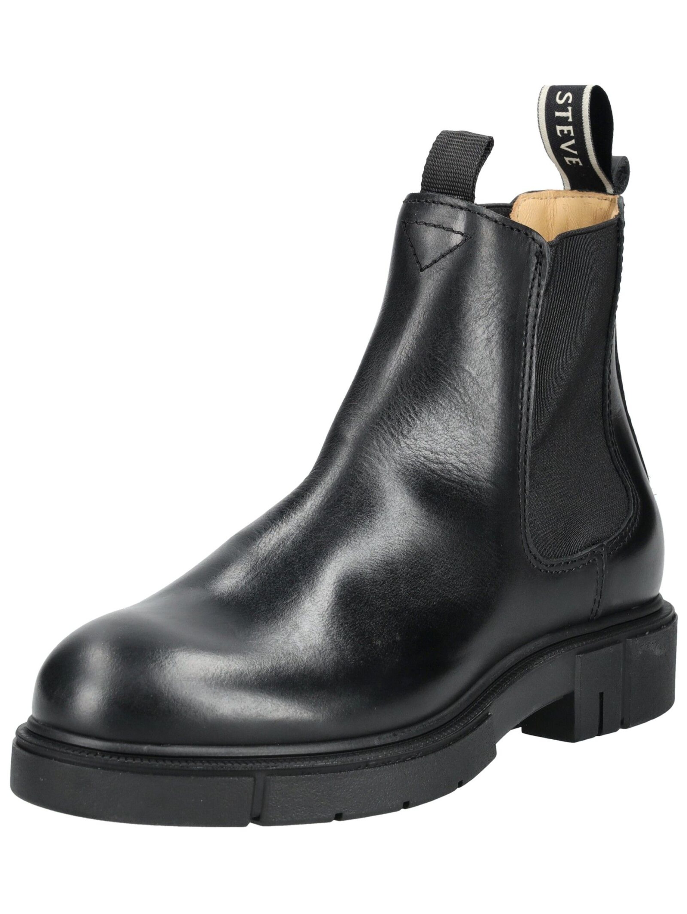 Chelsea Boots Sneaky Steve en noir : devant
