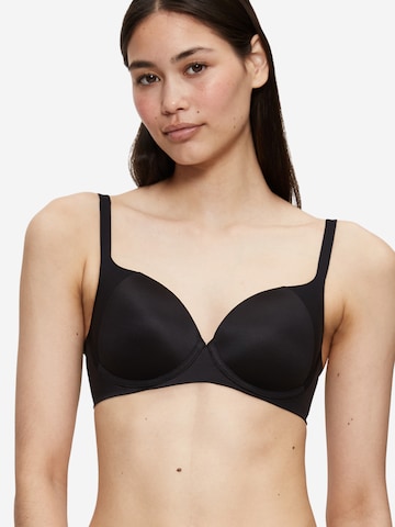 TRIUMPH T-shirt Bra 'Body Make-Up Soft Touch' in Black: front