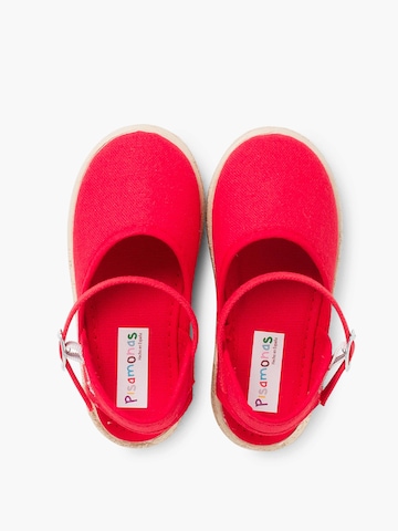 Sandales Pisamonas en rouge