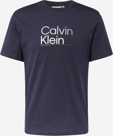Calvin Klein Μπλουζάκι σε μπλε: μπροστά