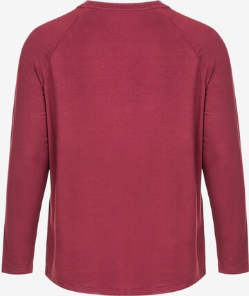 Q by Endurance Shirt 'CIHERA MELANGE' in Rood