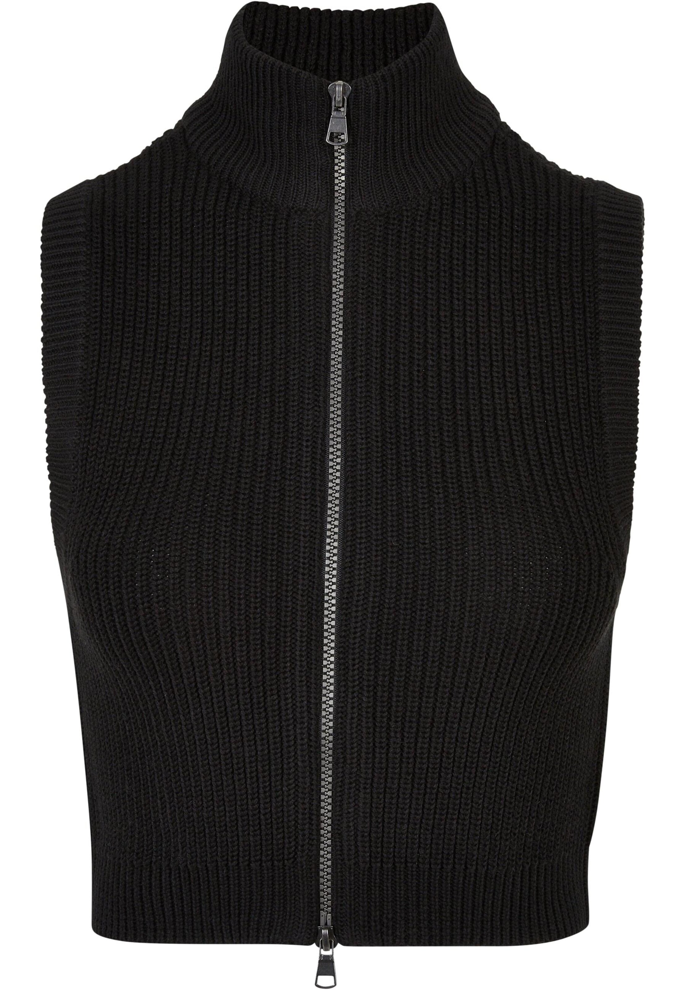 Urban Classics Bodywarmer in Zwart: voorkant