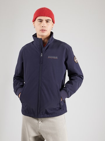 NAPAPIJRI Between-Season Jacket 'AGARD 4' in Blue: front