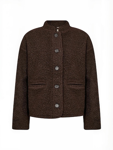 Soyaconcept - Chaqueta de entretiempo ' SC-SHAIMA ' en marrón: frente